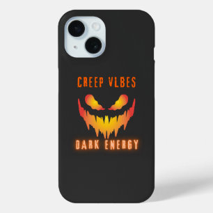 Creep Vibes Dark Energy _ Trendy Horror Streetwear iPhone 15 Case