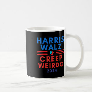 Creep Vs Harris Waltz Funny Kamala WAlzheimer Elec Coffee Mug