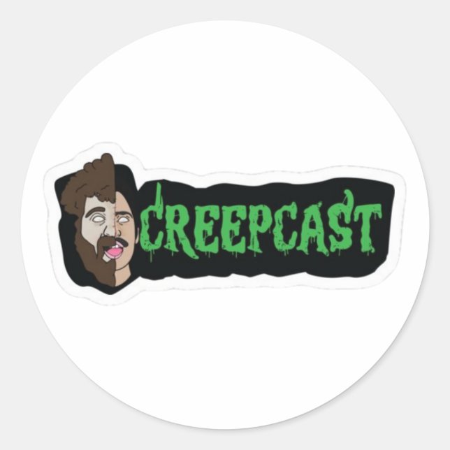 Creepcast Split Goosebumps Sticker (Front)
