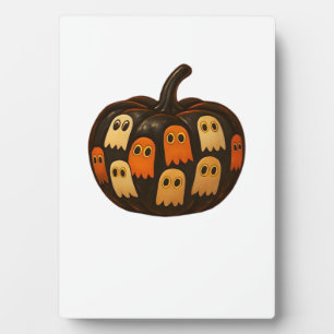 Creeper Pumpkin Ghosts Halloween Gift Classic T-Sh Plaque