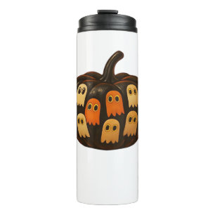 Creeper Pumpkin Ghosts Halloween Gift Classic T-Sh Thermal Tumbler
