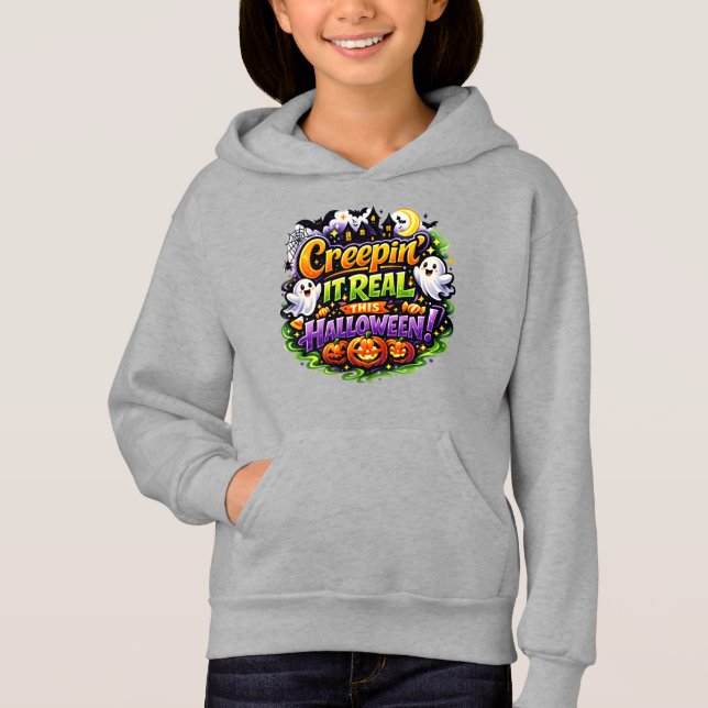 Creepin' It Real This Halloween Spooky Fun (Front)