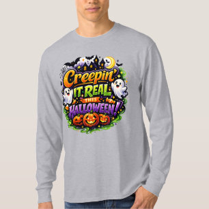 Creepin' It Real This Halloween Spooky Fun T-Shirt