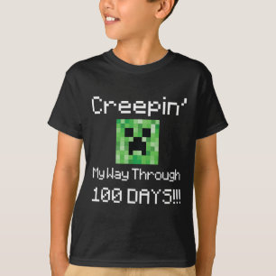 Creepin' My Way Through 100 Days!!! Graphic  T-Shirt
