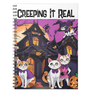 Creeping It Real Halloween Notebook
