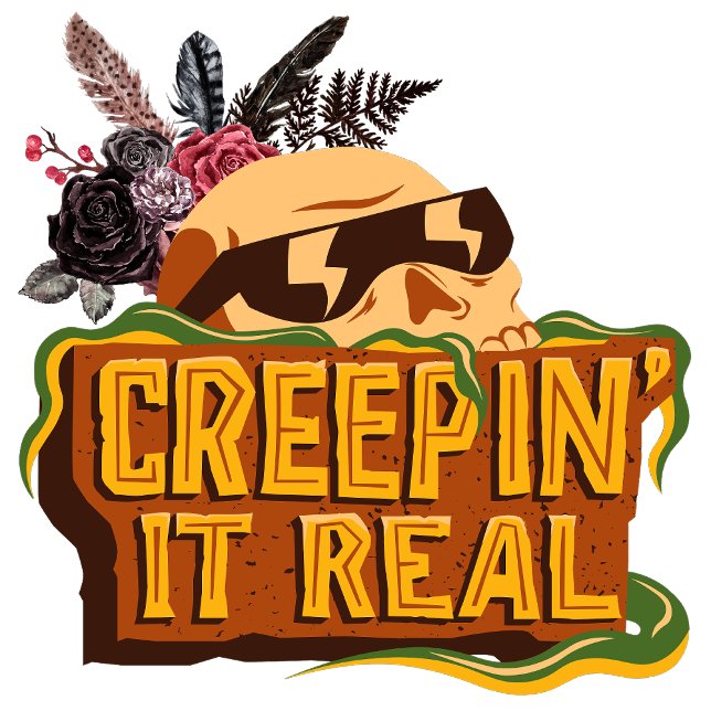 Creeping it real poster (Spectral figures dance in the haunted moonlight.)