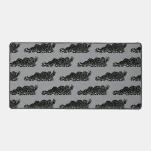 Creeping Slime Hulk Weird Horror Art Desk Mat