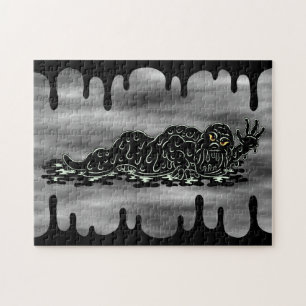 Creeping Slime Hulk Weird Horror Art Jigsaw Puzzle