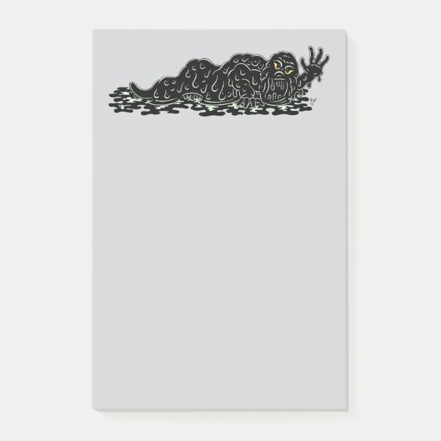 Creeping Slime Hulk Weird Horror Art Post-it Notes (Front)