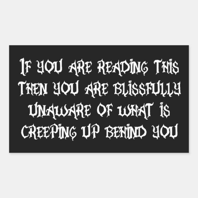 Creeping up sticker (Front)