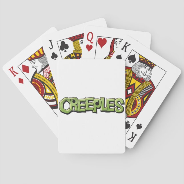 Creeples playing cards (Back)