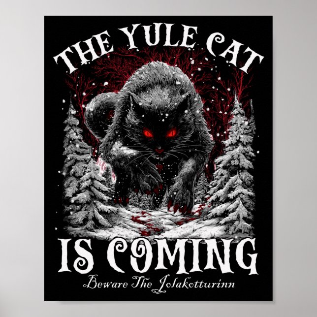 Creepmas The Yule Cat Is Coming Be Ware Of Jolakot Poster (Front)