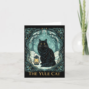 Creepmas Vintage The Yule Cat Tarot Card Dark Chri