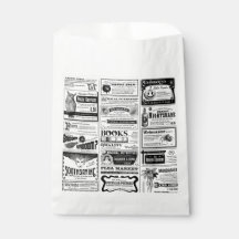 Creepy antique halloween Newspaper white
