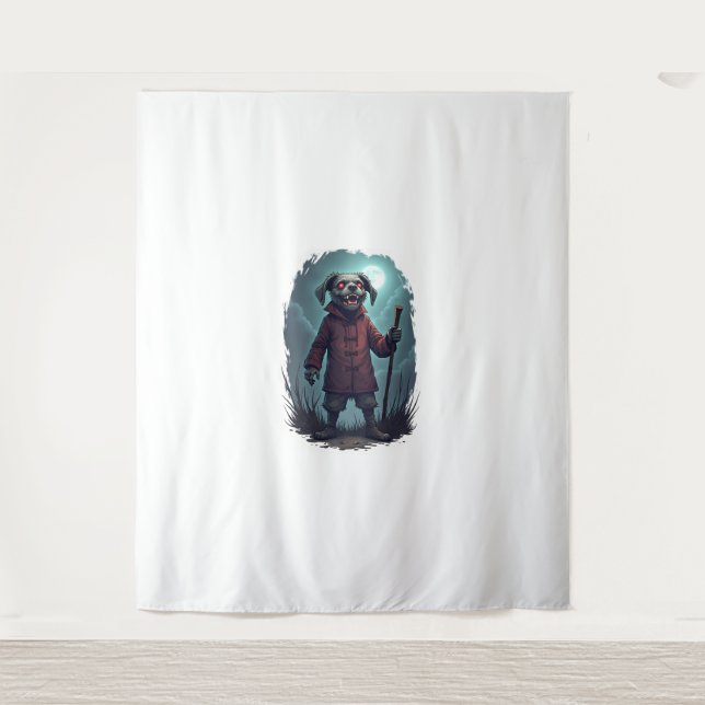 Creepy Cane Corso Tapestry (Front)