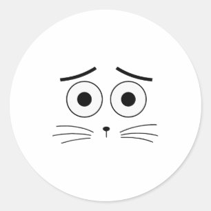 Creepy Carrots Halloween Costume Funny Boo Jee Boo Classic Round Sticker