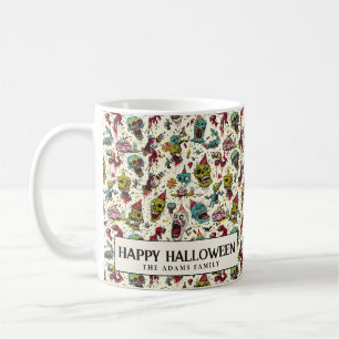 Creepy Cartoonish Skulls Halloween Coffee Mug