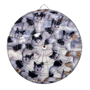creepy cats dartboard