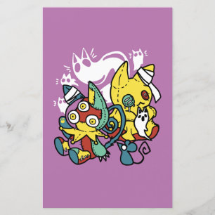 Creepy Cats Halloween Art: Paw-sitively Frightful