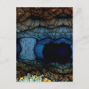 creepy cave postcard