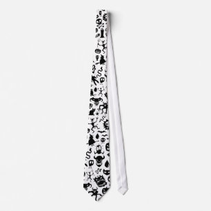 Creepy Characters Tie