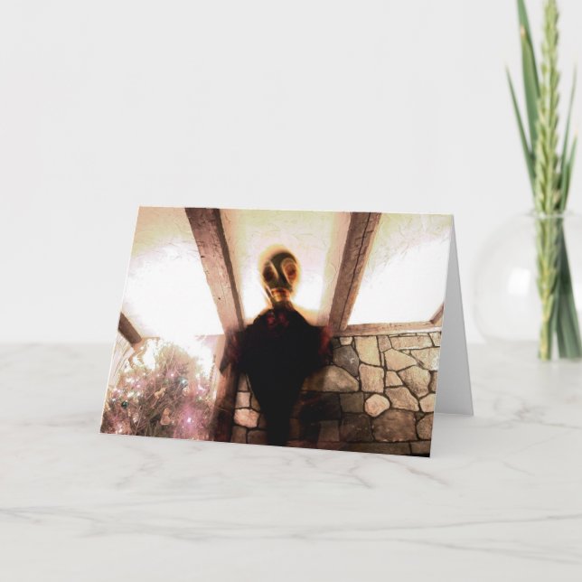 Creepy Christmas Holiday Card (Front)