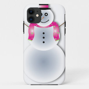 creepy christmas snowman iPhone 11 case