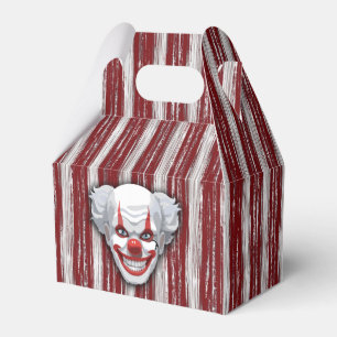 Creepy Clown Carnival Halloween Favor Box