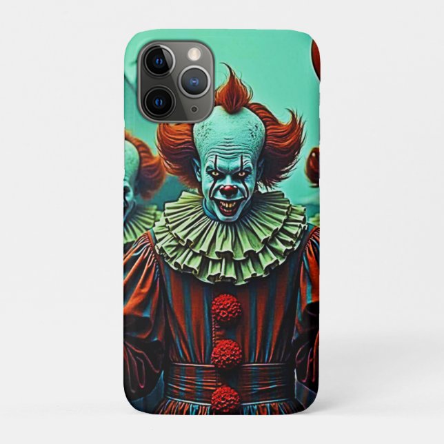 Creepy Clown Horror Scene Design Case-Mate iPhone Case (Back)