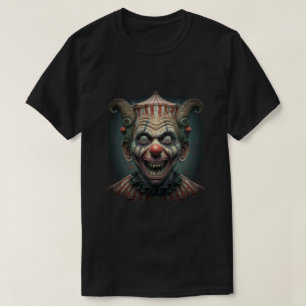 Creepy Clown with Creepy Grin T-Shirt