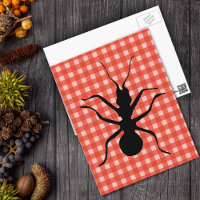 Creepy Crawly Ants Plaid Tablecloth
