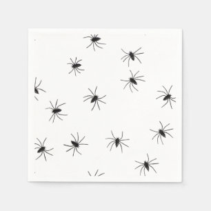 Creepy Crawly Spiders Napkin