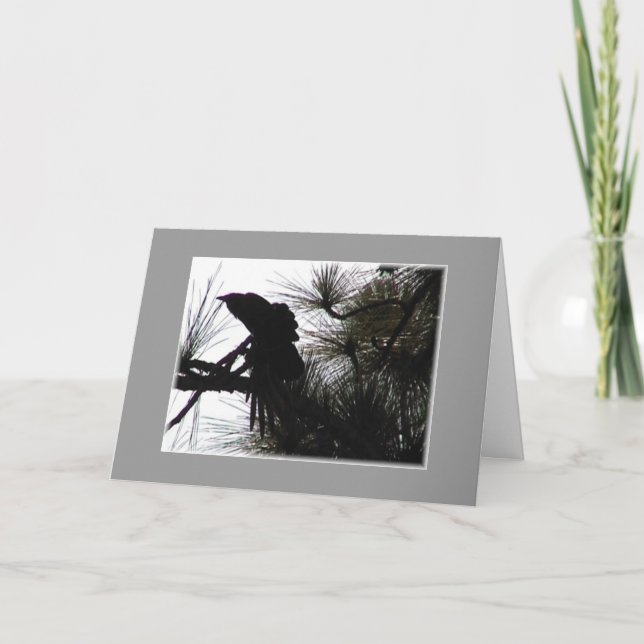 Creepy Crow Card (Front)