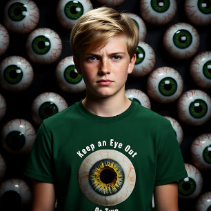 Creepy customizable Keep an Eye Out T-Shirt