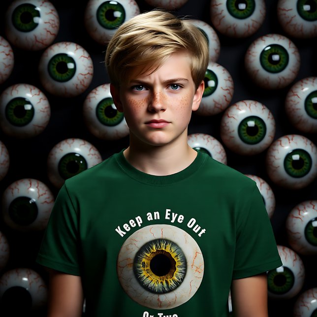 Creepy customizable Keep an Eye Out T-Shirt (Creepy customizable Keep an Eye Out T-Shirt)