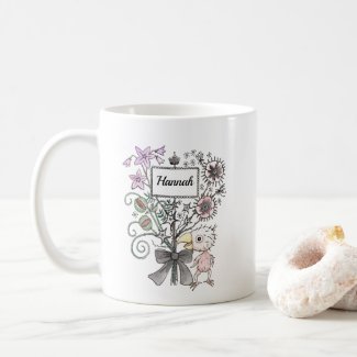 Creepy Cute Baby Bird Goth Animal Custom Name