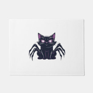 Creepy Cute Cat – Spider Legs & Heart Eyes Classic Doormat