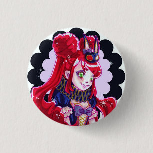 Creepy, Cute CMonster 1 Inch Round Button
