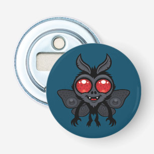 Creepy Cute Cryptid Mothman Monster Bottle Opener