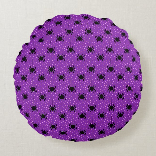 Creepy Cute Design Round Pillow (Front)