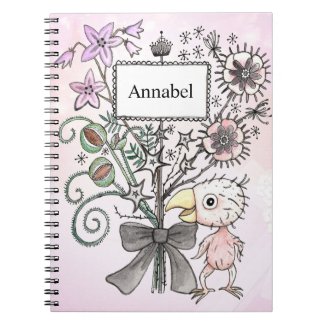 Creepy Cute Goth Bird Customizable Name or Title