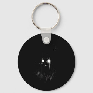 Creepy Cute Goth Bunny Horror Rabbit Sketch Alt Ng Keychain