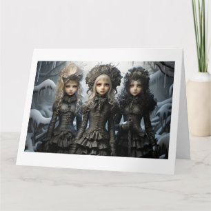 Creepy Cute Group, Pop Surreal Girls Greeting Card