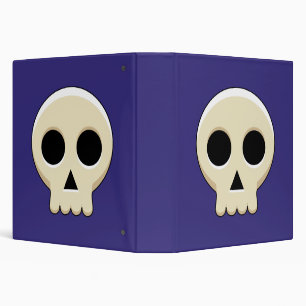 Creepy Cute Kawaii Goth Skull Binder