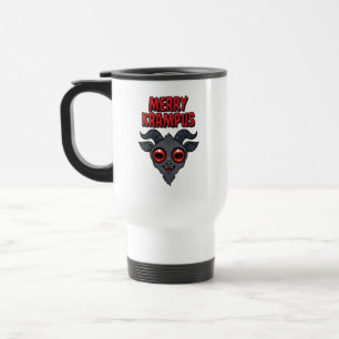 Creepy Cute Merry Krampus Travel Mug