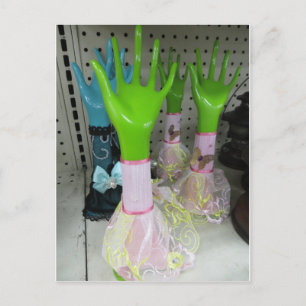 Creepy Disembodied Hands Postcard