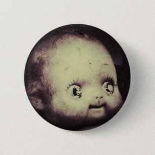 Creepy Doll 2 Inch Round Button