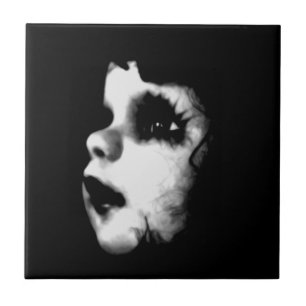 Creepy Doll Face Tile