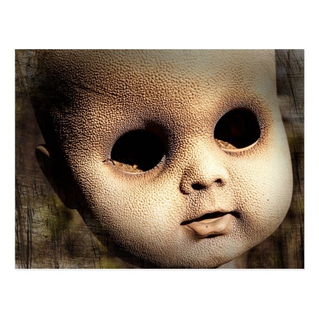 creepy doll head