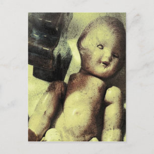 Creepy Doll Postcard